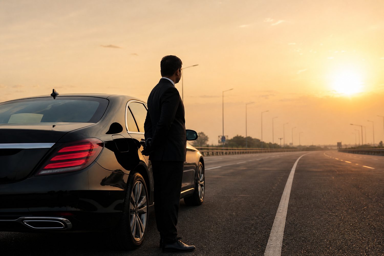Chauffeur-driven car on an outstation route from Delhi